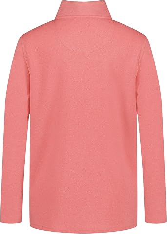 IZOD Boys' Long Sleeve Polar Fleece Quarter-zip Pullover Jacket