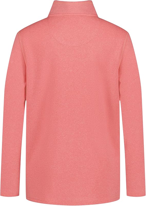 IZOD Boys' Long Sleeve Polar Fleece Quarter-zip Pullover Jacket
