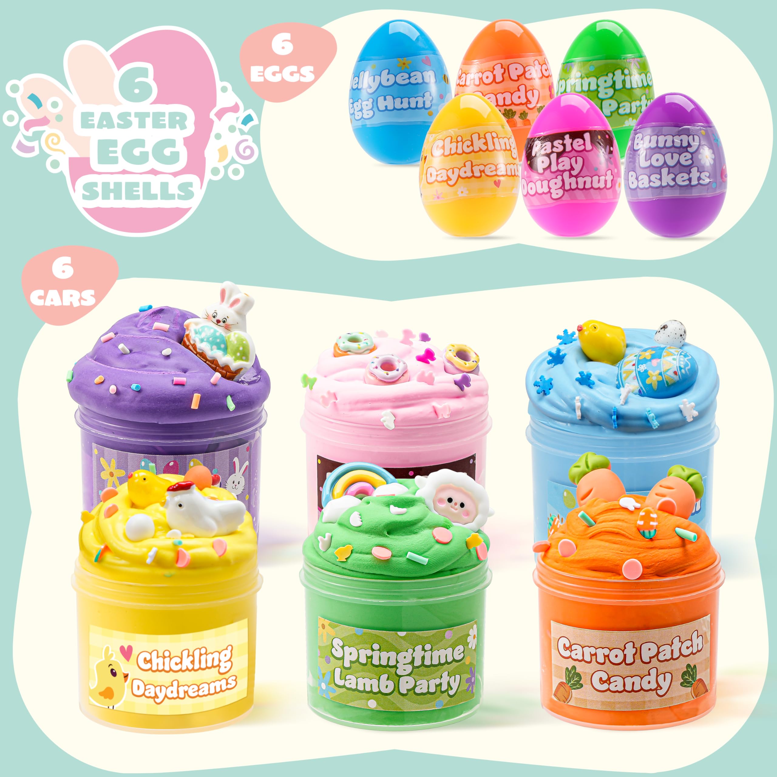 Santa's Cookies & Milk - Butter Snowfizz Textured Slime - Handmade in USA - Dope Slimes - Beige/White