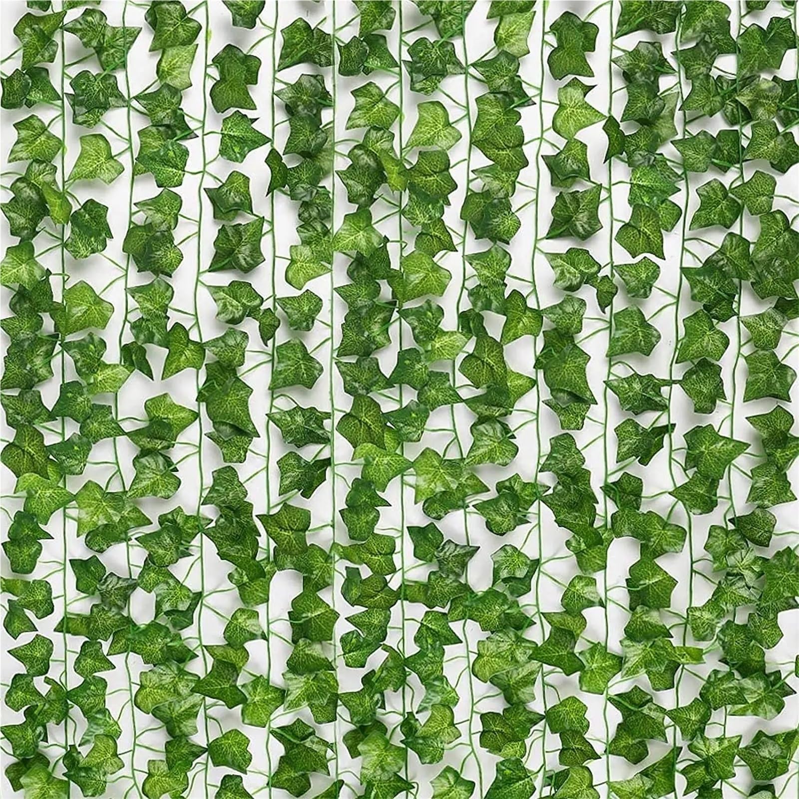 Enredadera Artificial de Hiedra 1/5/12/24 piezas de plantas de hiedra artificiales, guirnalda colgante de enredadera, flores de follaje falso, decoración de pared for el hogar, la cocina, el jardín, l