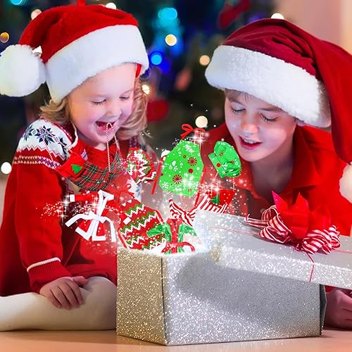 Miniatura 5 de Hungdao Juego de accesorios de Navidad de mini muñeca panadero, incluye delantal, sombreros, rodillo, bandeja para galletas, cuenco para decoración