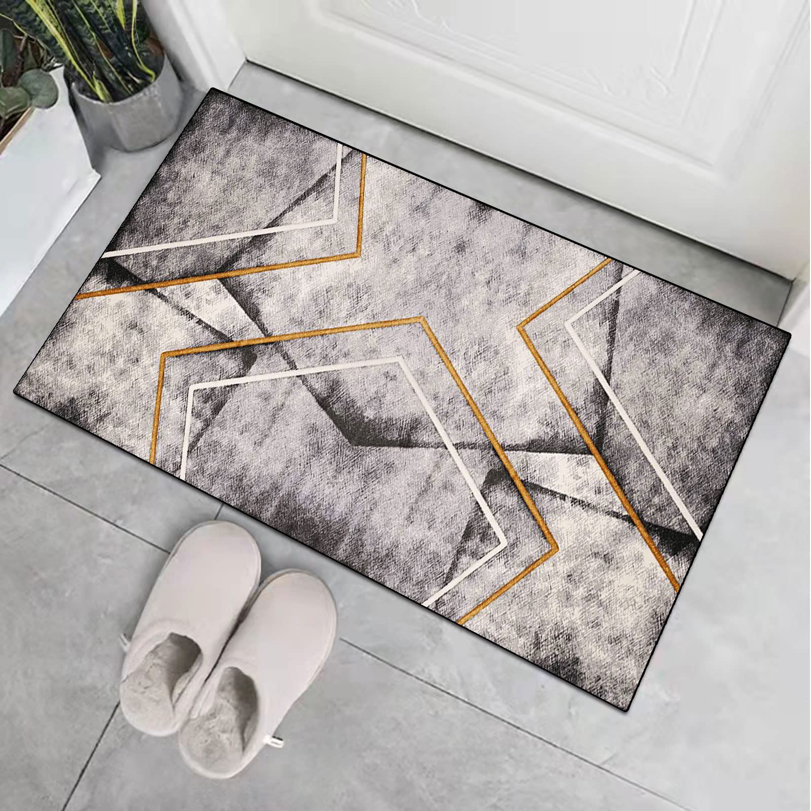 Tapis Cuisine Devant Évier Et Couloir Coloré Lavable - Tapis D'Entrée Polyester Absorbant Anti-Dérapant, Différentes Dimensions