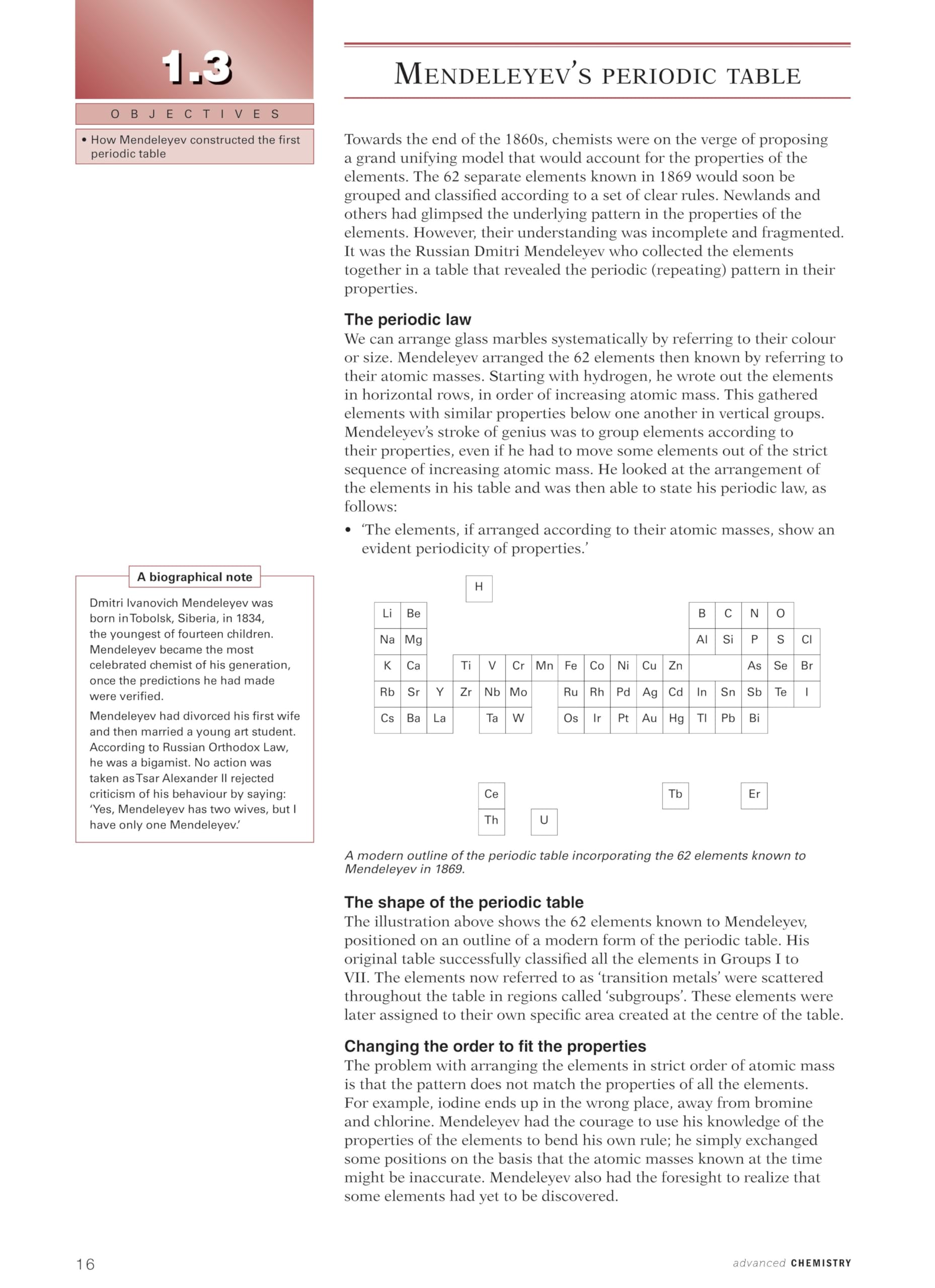 Advanced Chemistry (Advanced Sciences)