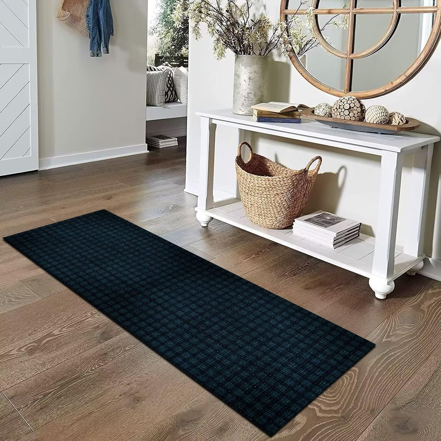 Rwoxing Flurteppich 60x300cm Beige - Waschbar & Rutschfest Für Küche & Wohnzimmer