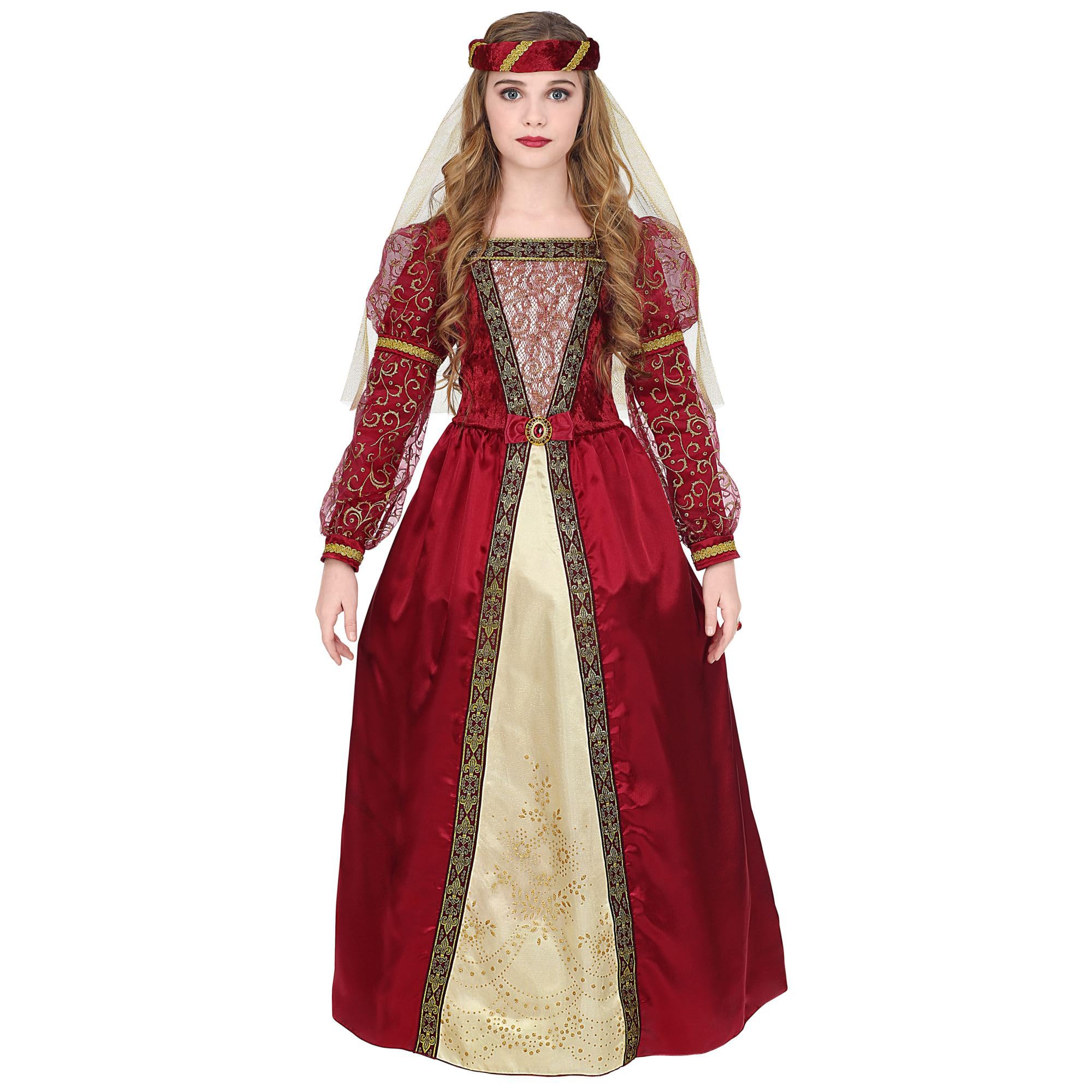 WIDMANN MILANO Prinzessinnen-Kostüm Für Kinder – Mittelalter Kleid Für Fasching