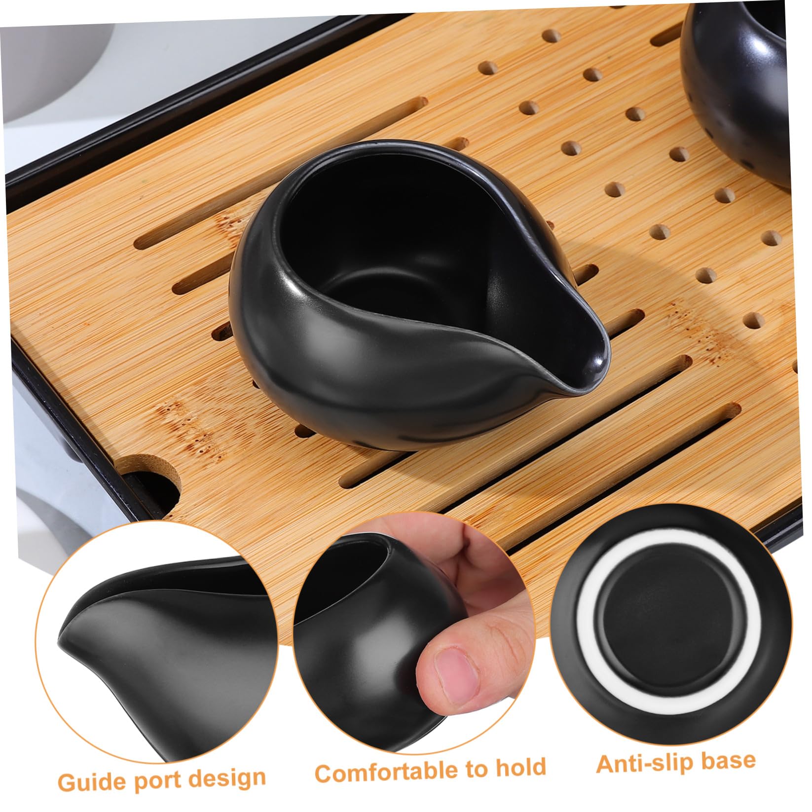 Dispensador de Salsa y Jarra de Leche de Cerámica 3 Unidades Diseño Artesanal para Uso en Cocina y Mesa