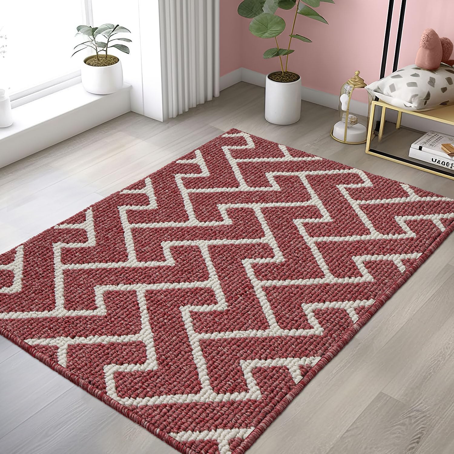 Bicspro Alfombras de Pasillo 80x120cm Antideslizante Alfombras Cocina Lavable Felpudos Entrada Casa,Alfombrilla Aplicable a Interior Cocina Pasillo Dormitorio Oficina