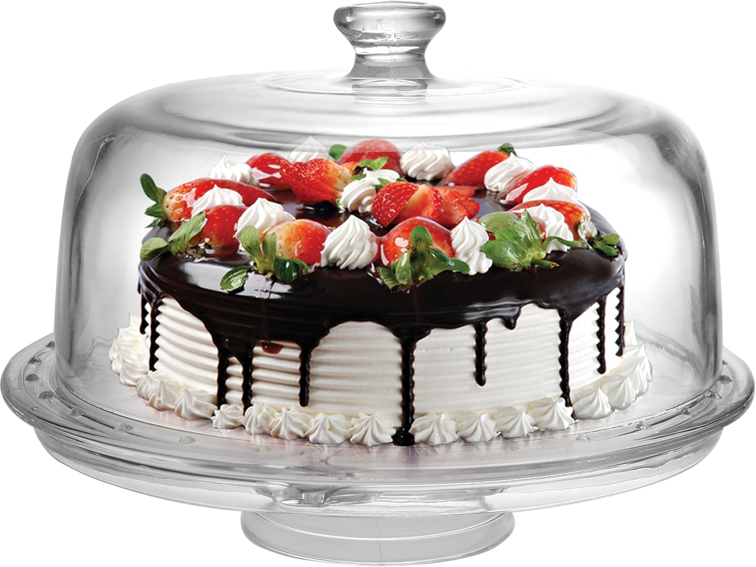 Suреr Sаlе 🛒 Circleware Sophisticate 6 in 1 Glass Cake Plate