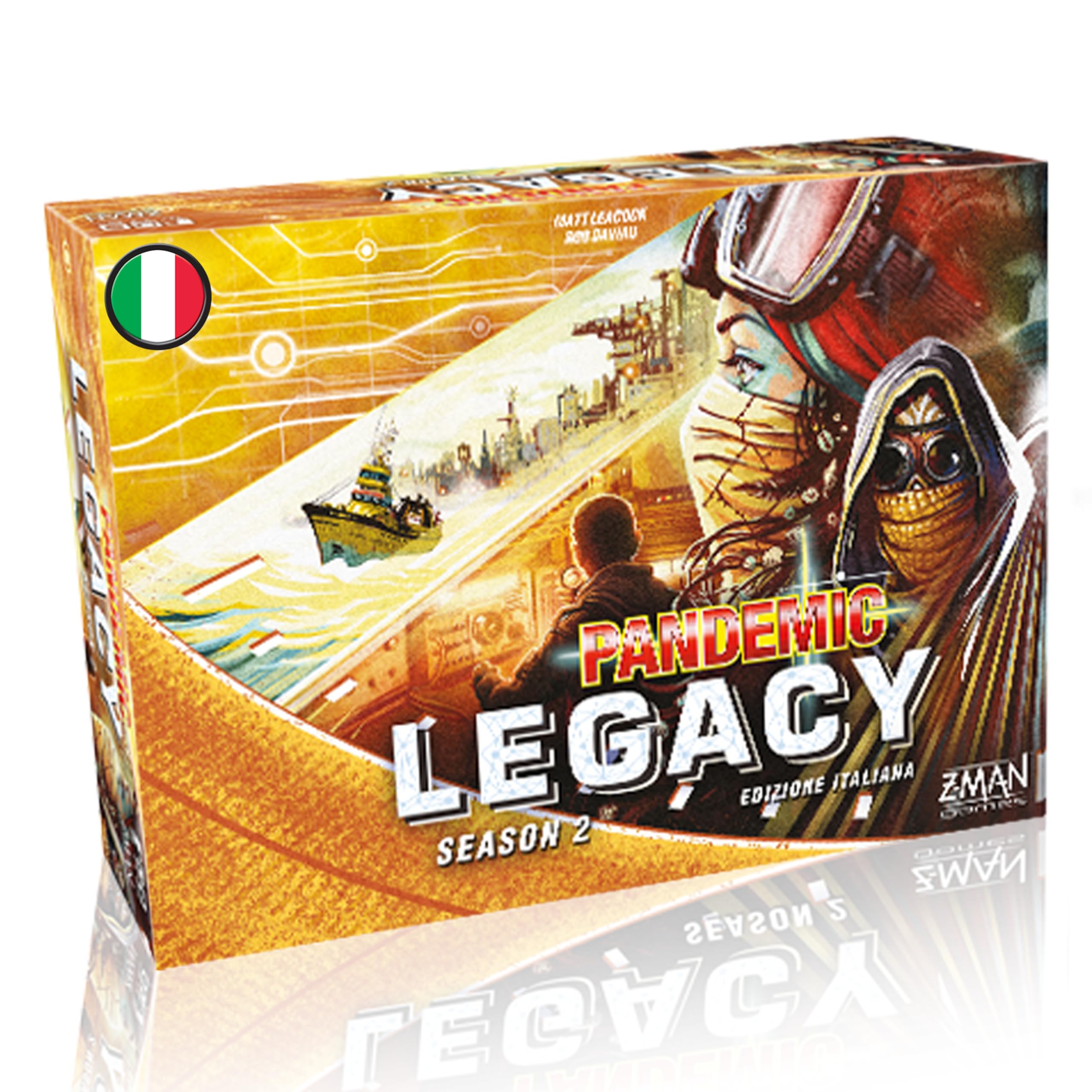 Asmodee Pandemic Legacy Season 2 (Yellow Box) - Italian Edition