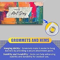 Vista 4 de Banner de vinilo personalizado por EKSPRINT, Banners y carteles de 13OZ personalizables para interiores y exteriores, Banner personalizado Banners