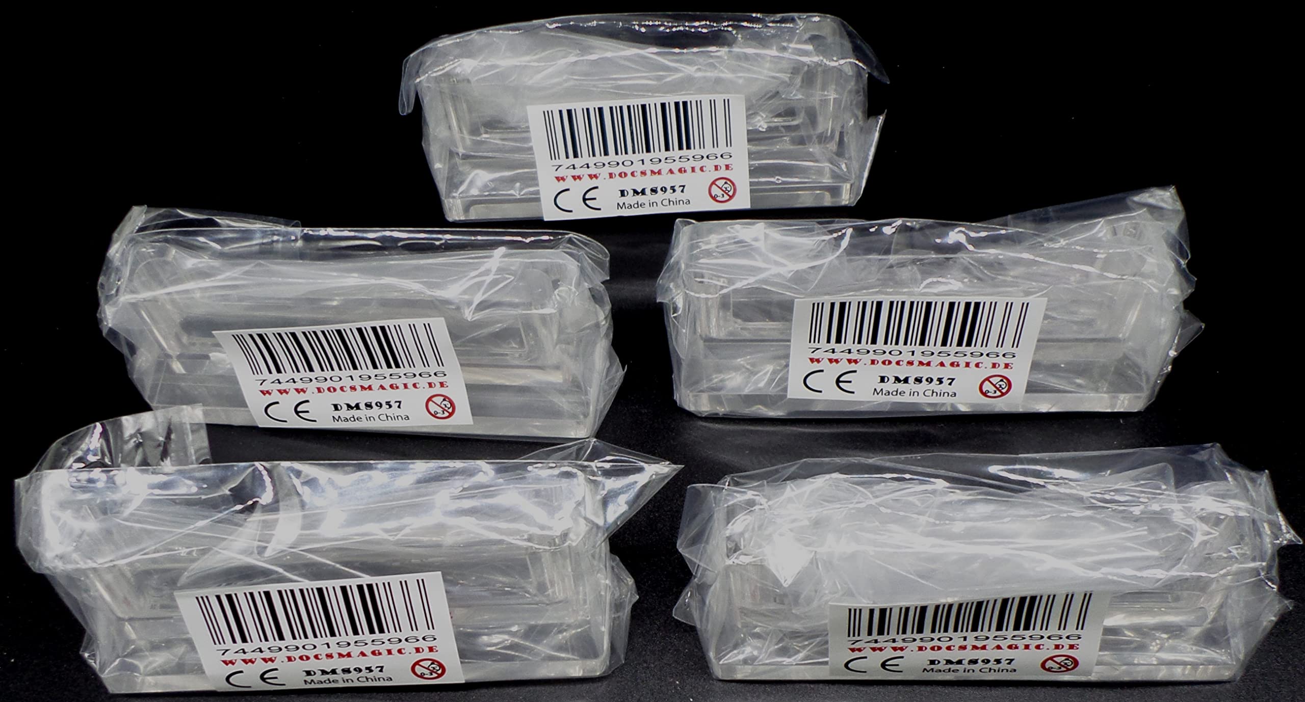 docsmagic.de 5 x acrylic stand clear for PSA/BGS card cases - stand