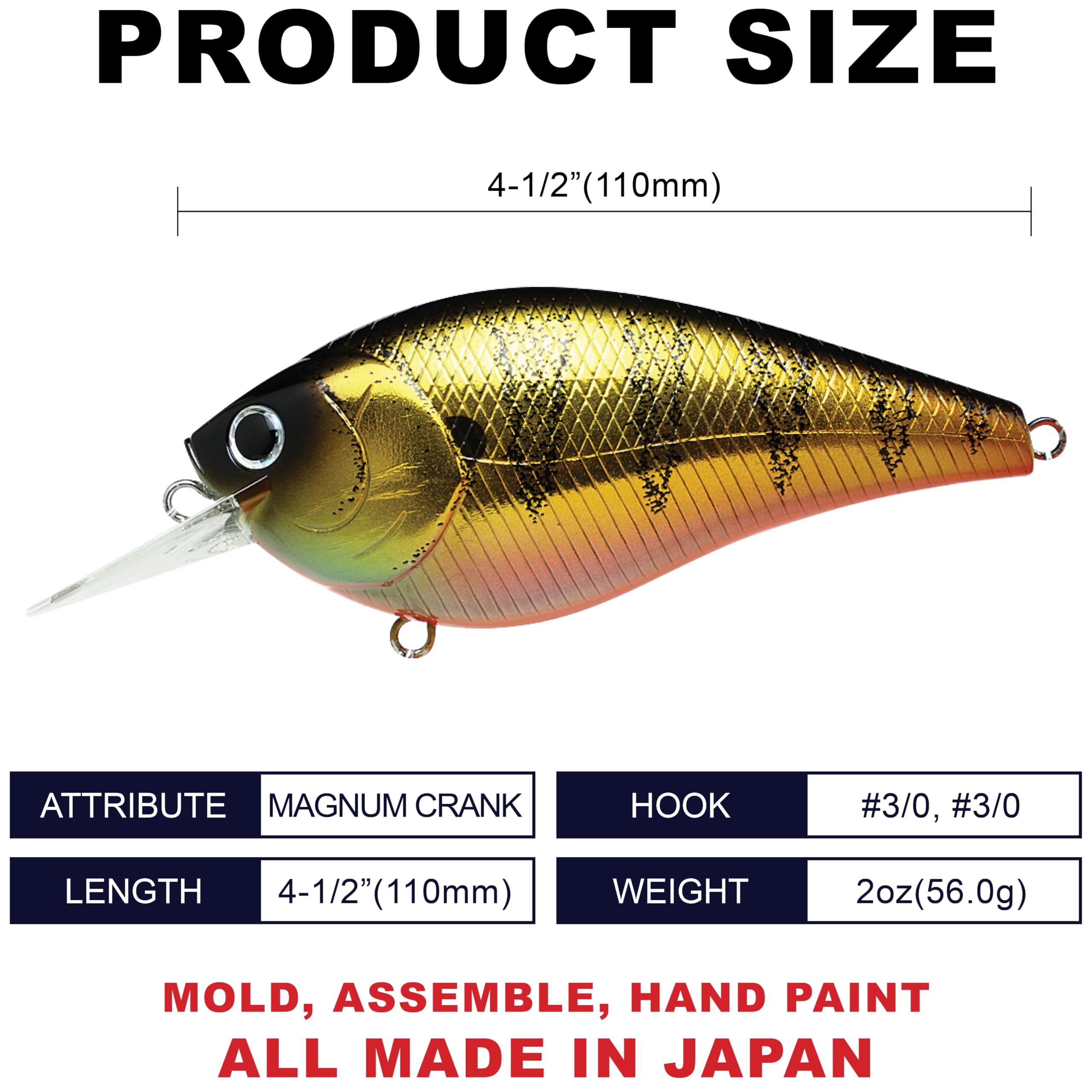 Amazon.co.jp: ラッキークラフトUSA(LUCKY CRAFT)SKT 110 マグナムMR