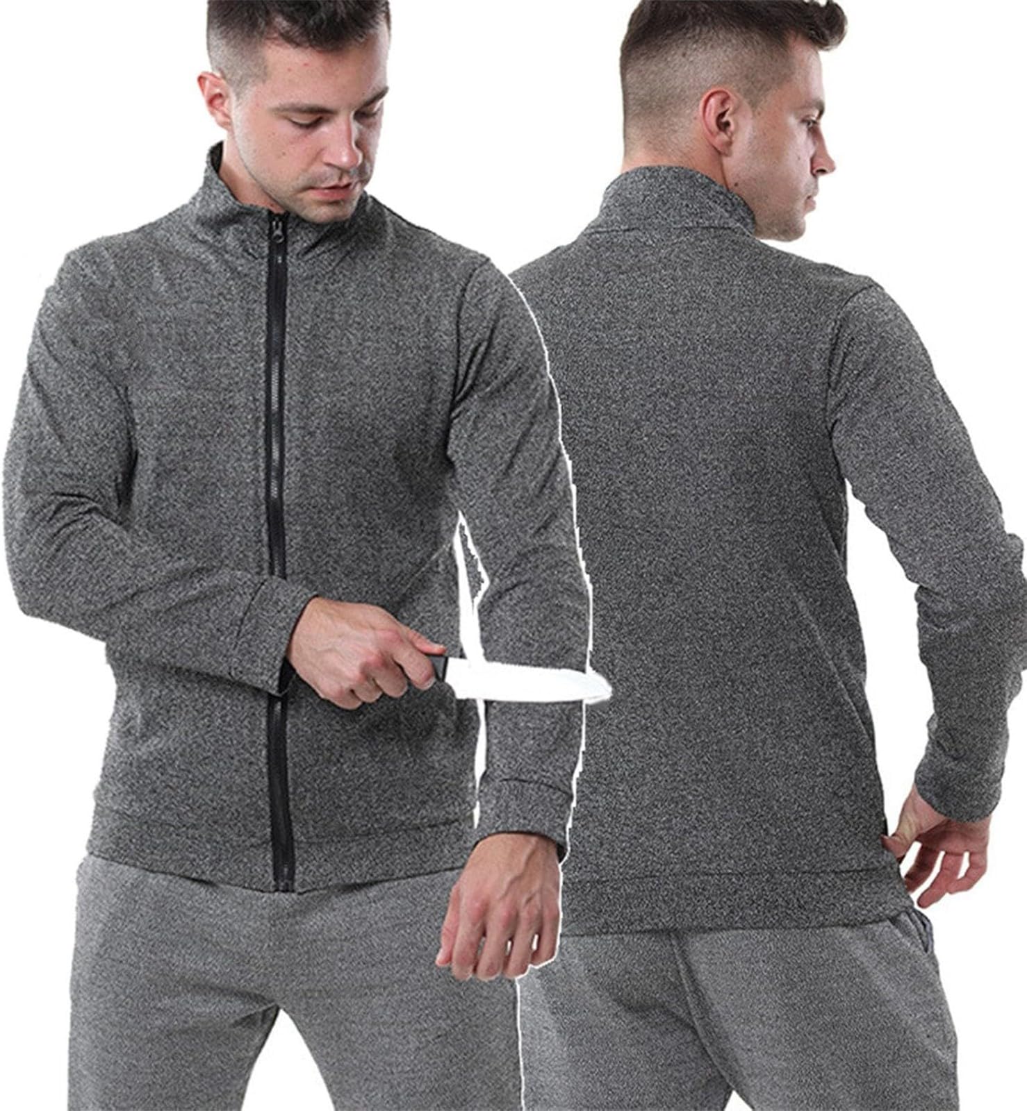 Stichsichere Kleidung,Stichschutzkleidung Mit 5 Stufen,Sicherheitswesten,Taktische Jacke,Schnittschutzkleidung,Schnittfeste Kleidung Für Polizei-Und Sicherheitspersonal,Stichfeste Kleidung XL