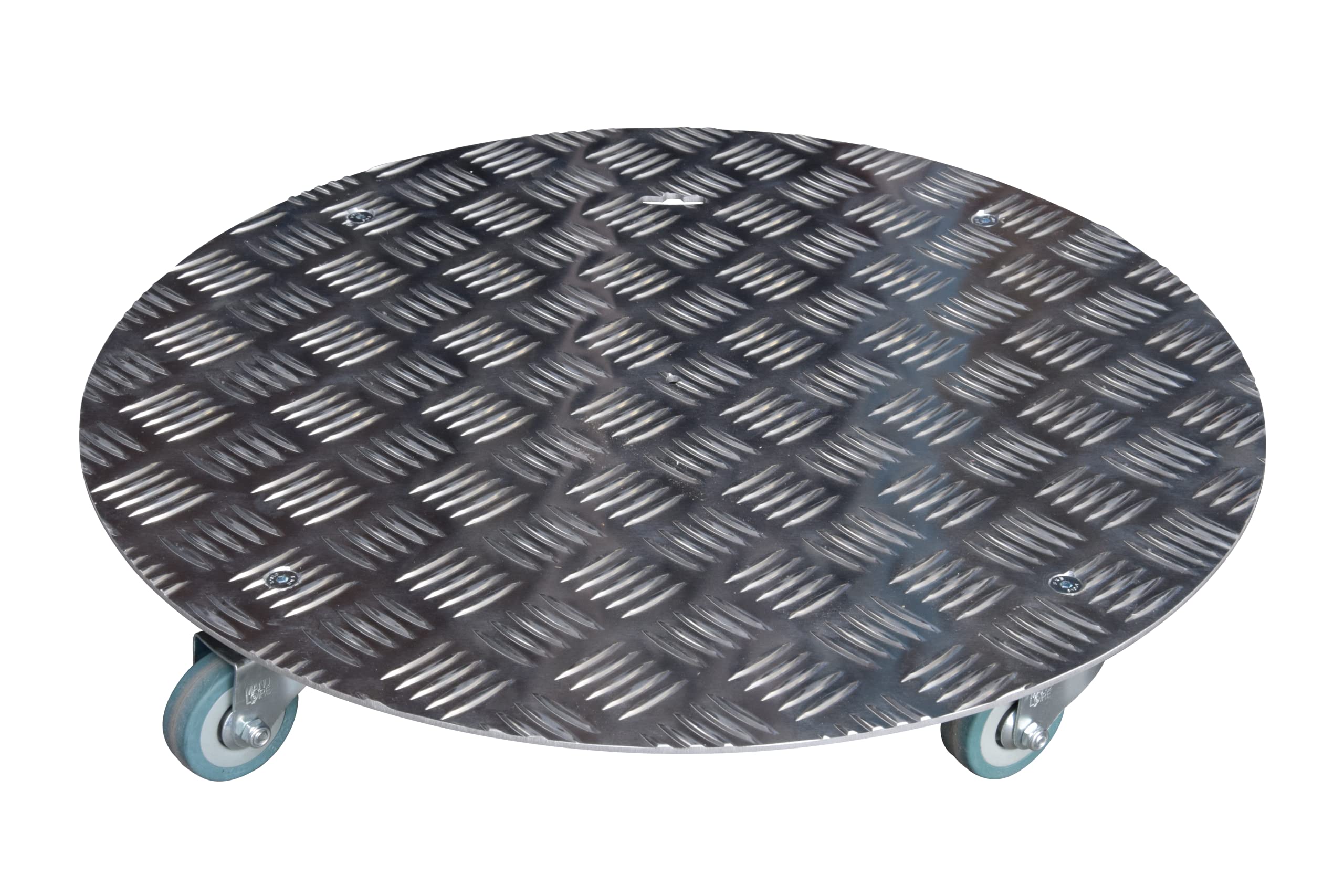 Louis Moulin Pflanzenroller aus Aluminium, rund, 40 cm