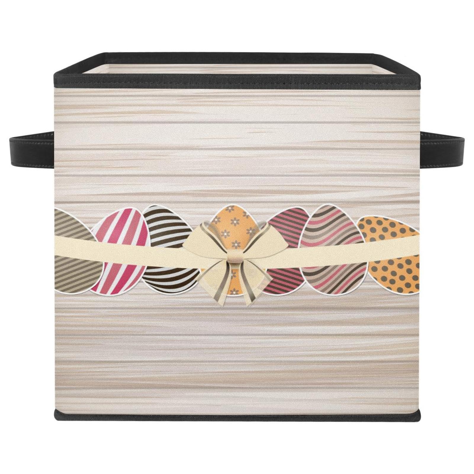 Boîte de rangement pliable en tissu cube pour ranger jouets livres et vêtements