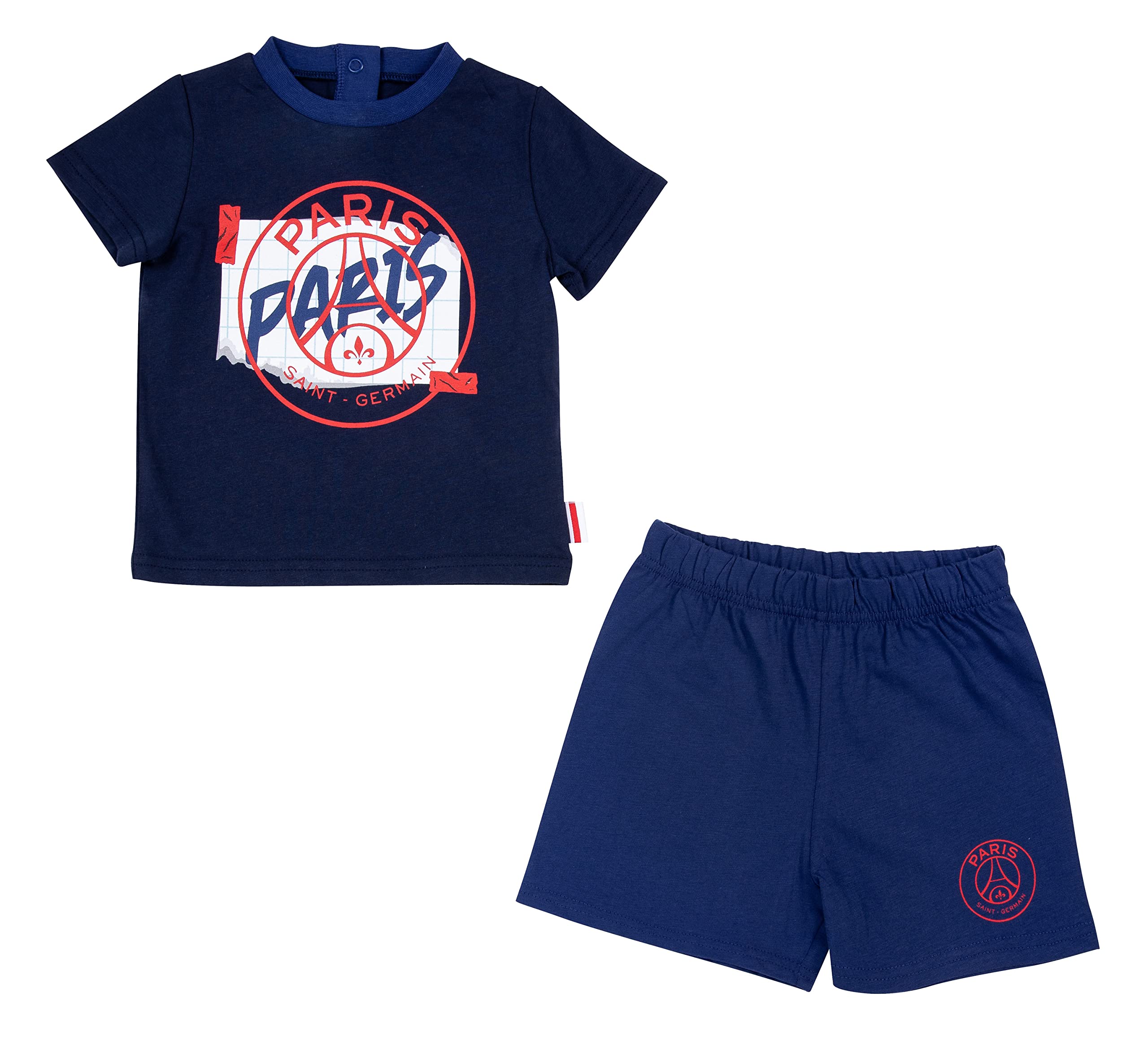 PSG Ensemble t-Shirt Short bébé garçon Collection Officielle Paris Saint Germain