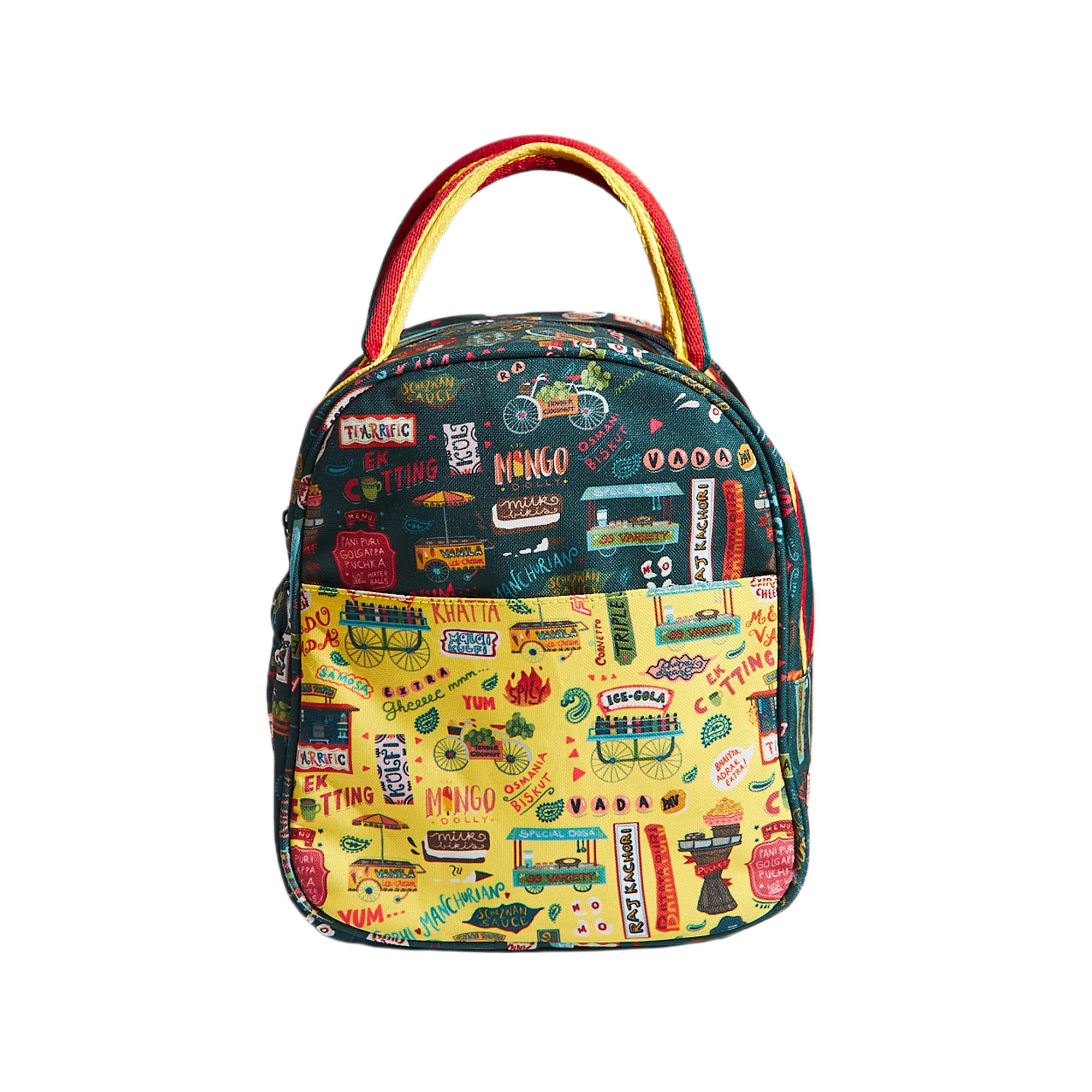 Chumbak Desi Chaat Streets Lunch Bag | Green (B0D9S6ZH4B) Amazon Price History, Amazon Price Tracker
