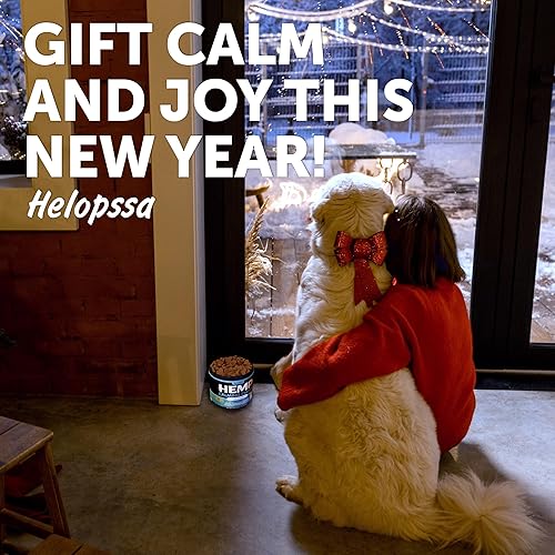 Miniatura 2 de Masticables calmantes de cáñamo para perros con ansiedad y estrés, masticables para aliviar la ansiedad para tormentas, fuegos artificiales,