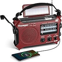 Vista 8 de Radio de alerta meteorológica Kaito KA500 de emergencia AM/FM/SW con 5 funciones Azul