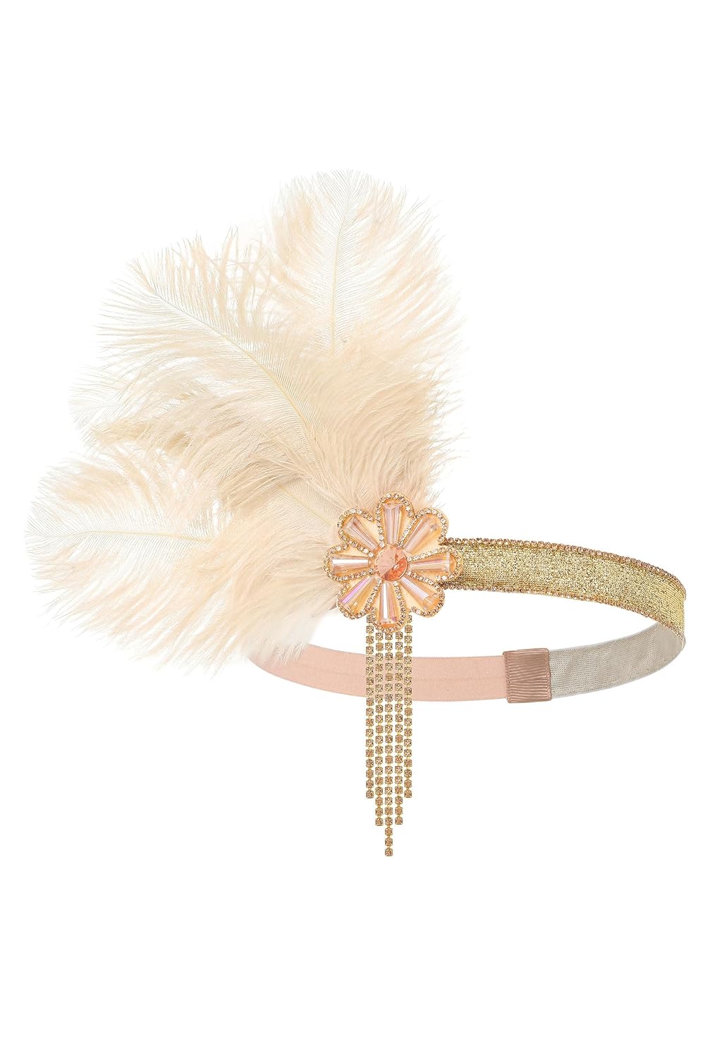BABEYOND Flapper Headpiece for Women - Flapper Feather Headband 1920s Gatsby Headpiece Vintage Accessories for Women - Image 6