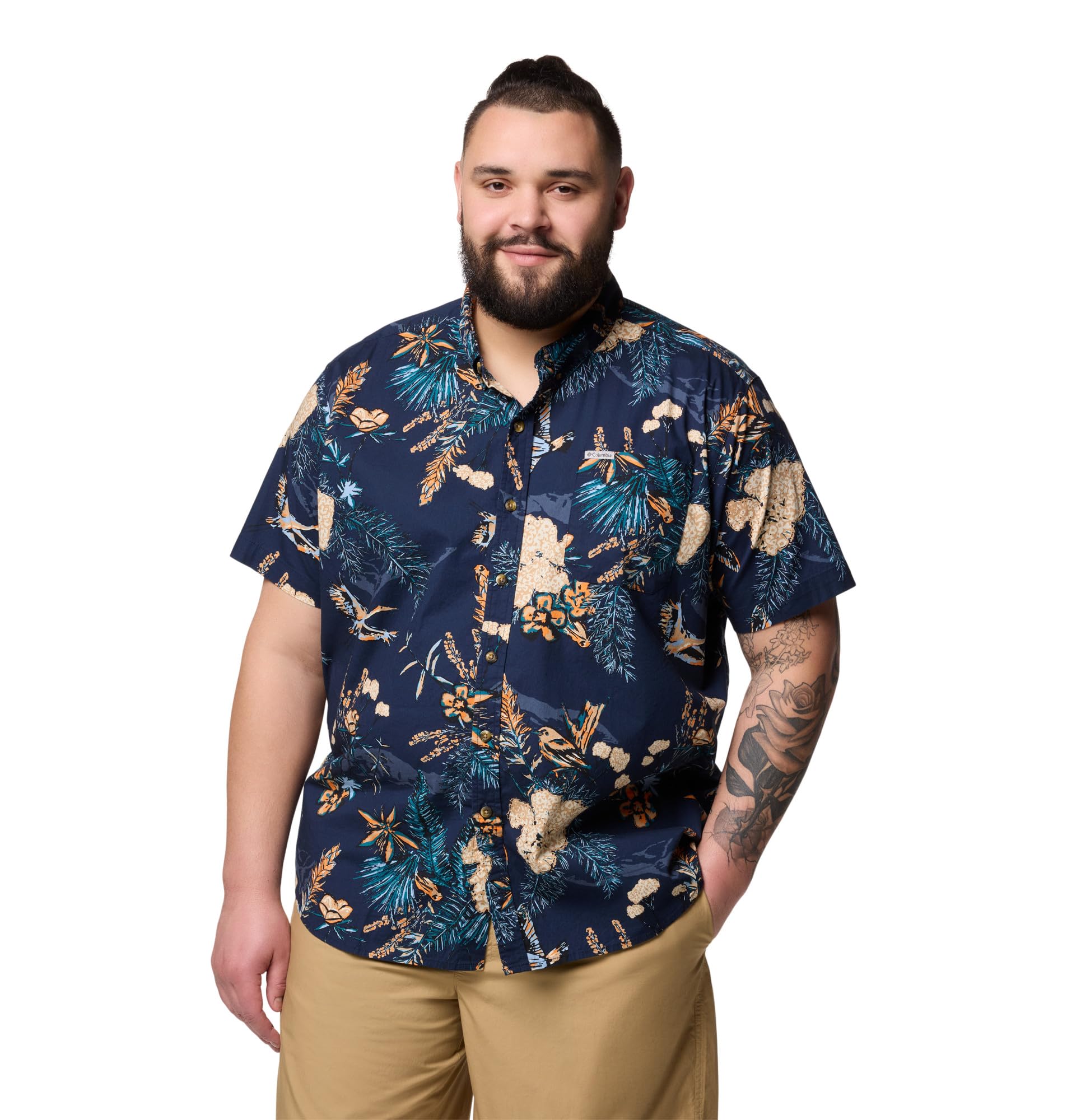 Columbia Men's Rapid Rivers Printed Short Sleeve Shirt