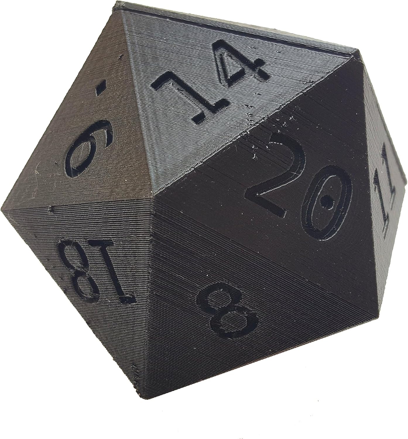 3D Central - Die of Holding: D20 Dice Box Storage Box (Black)