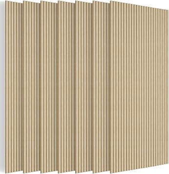 BUBOS 10 Pack Large Acoustic Panels,47.2" X 23.6" X 0.4" Acoustical Wall Panel,Self-Adhesive Sound Proof Foam Panels, Decorative Soundproof Wall Panels for Home Studio Office Camel