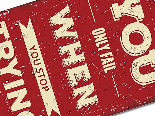 Miniatura 4 de Letreros de metal con cita positiva inspiradora, decoración del hogar con refranes de 8 x 12 pulgadas