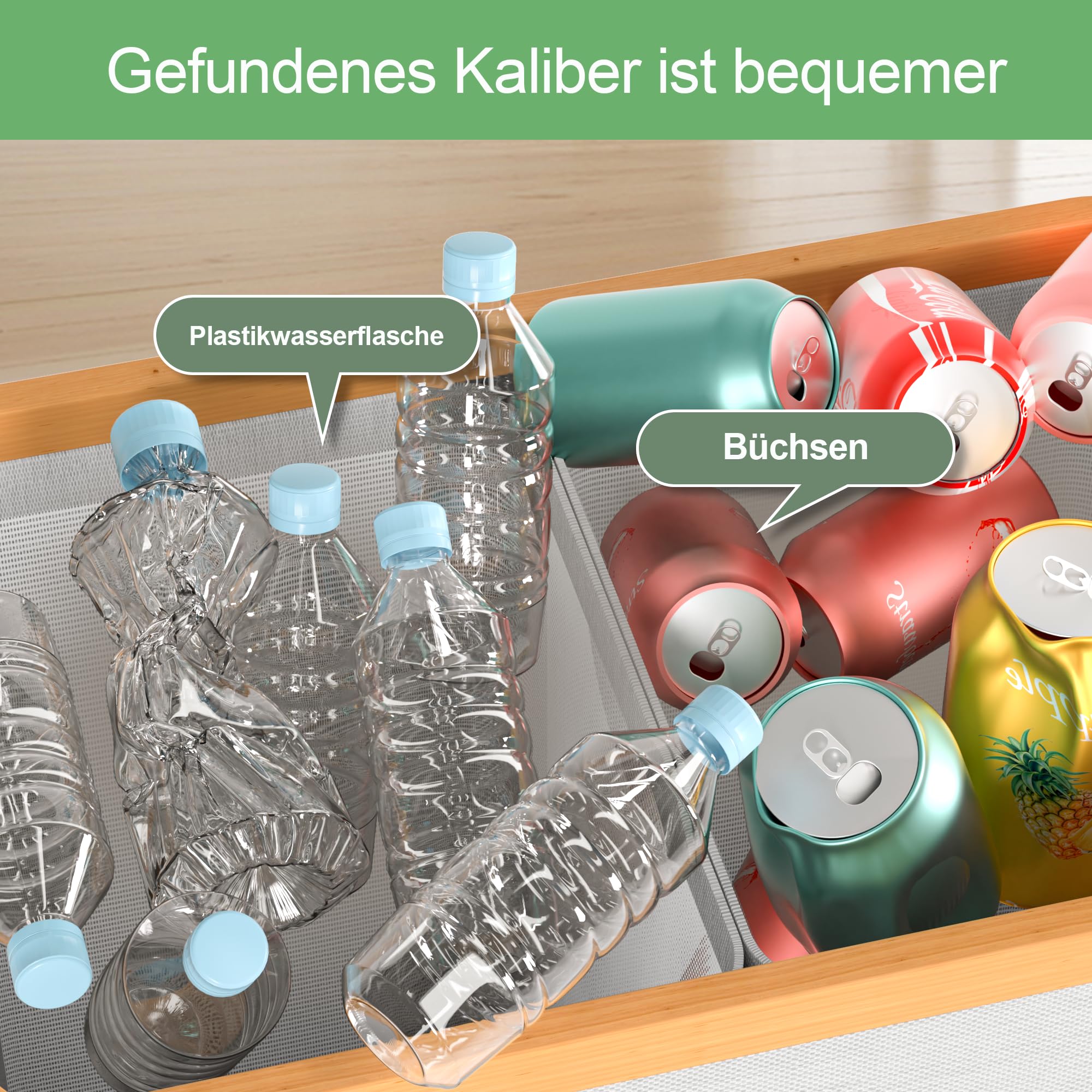 Corbeille à Linge Sale De 170 L 2 Compartiments Avec Couvercle Gris Brosi M25075833