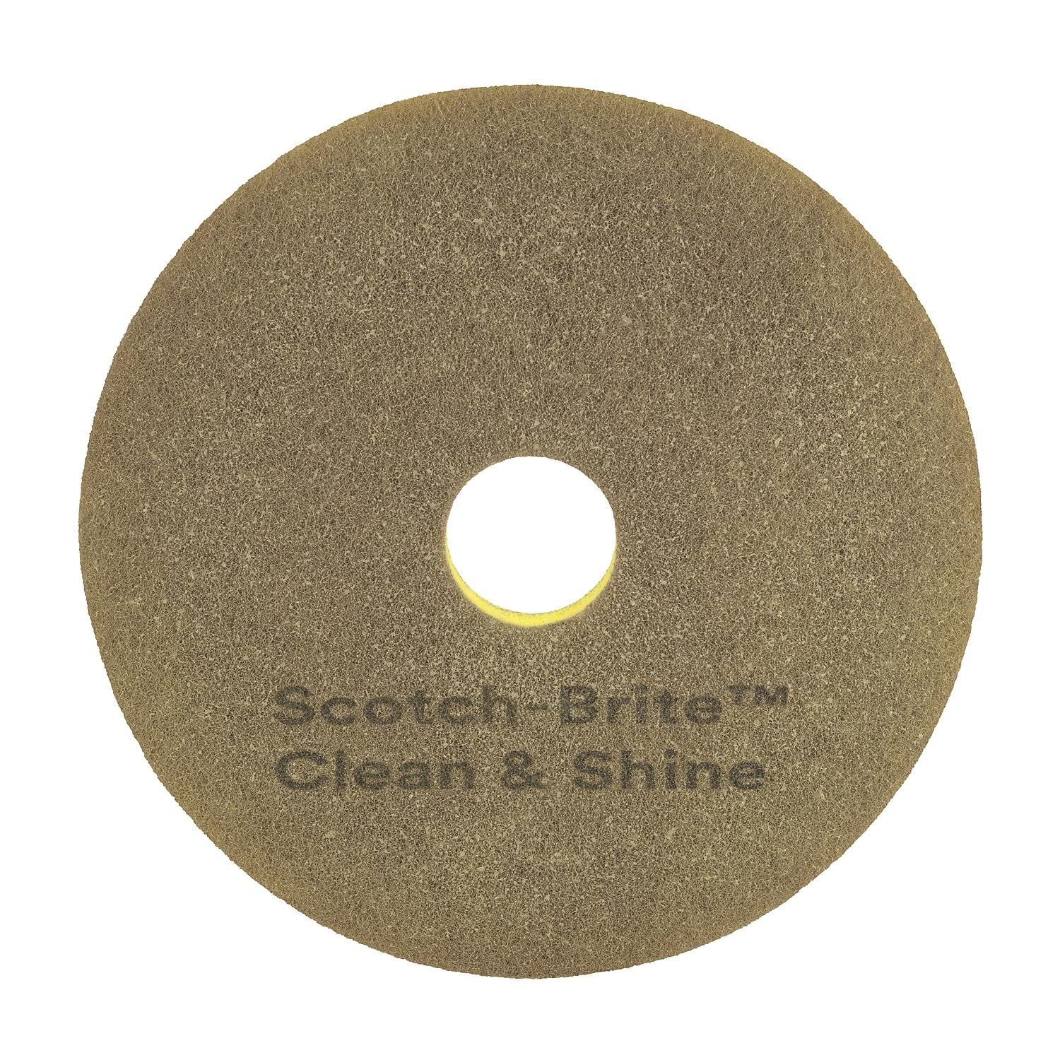 Scotch-Brite CS13 Clean &amp; Shine Pad, 13 in, 5/Case