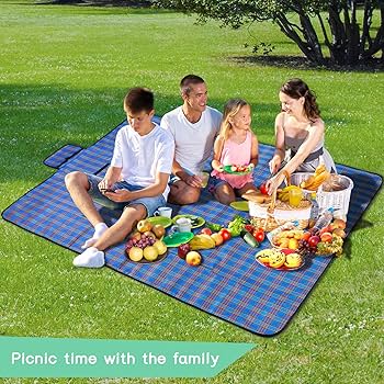Spot Hearts Waterproof Picnic Blanket By Just A Joy