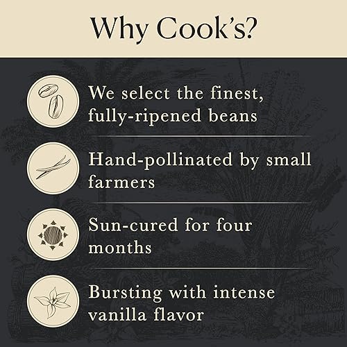 Miniatura 7 de Cook's, Choice Extracto puro de vainilla de galleta de alta calidad, 4 onzas