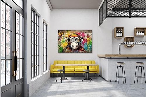 Miniatura 379 de ANRUOXI Graffiti - Lienzo decorativo para pared, diseño abstracto retro, pintura urbana moderna, póster de decoración de pared de zapatos para