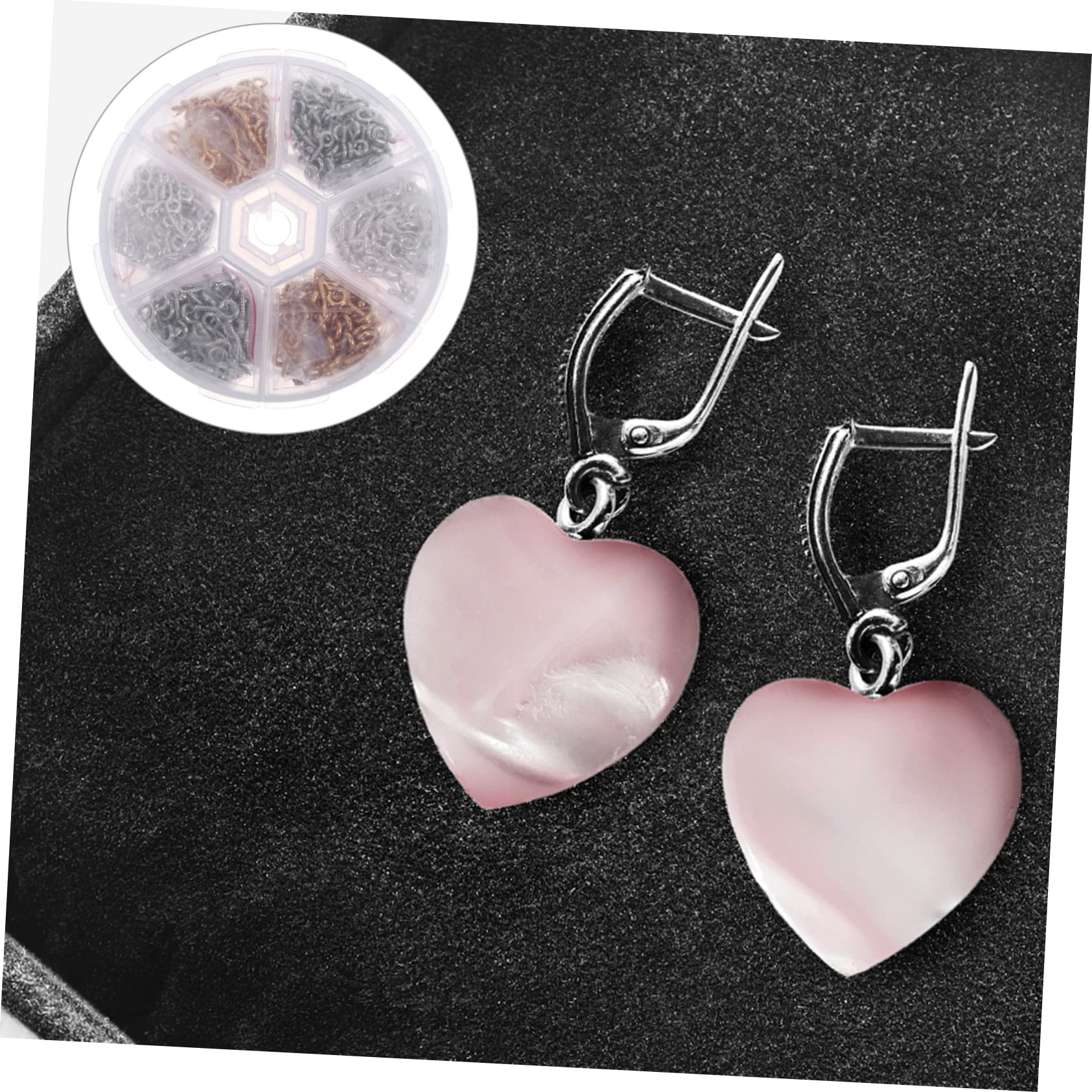 HOMSFOU 3sets DIY Jewelry Accessories Eye Pin Screw Headpin for Jewelry Making Easy Install 750pcs*3