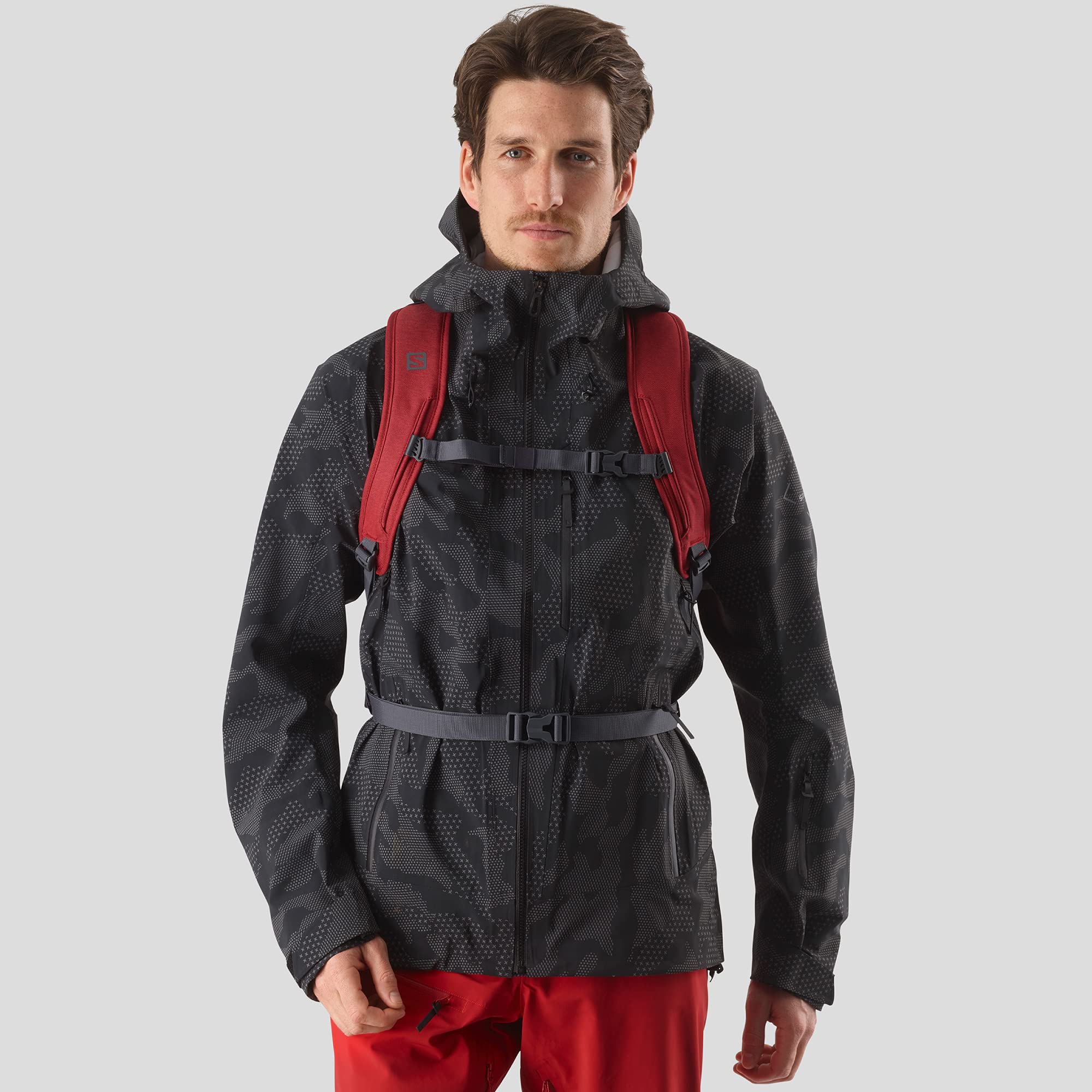 Salomon Side 18 Unisexe Sac à dos Ski Snowboard pour bottes et gants Vélo Tout Terrains VTT 18L