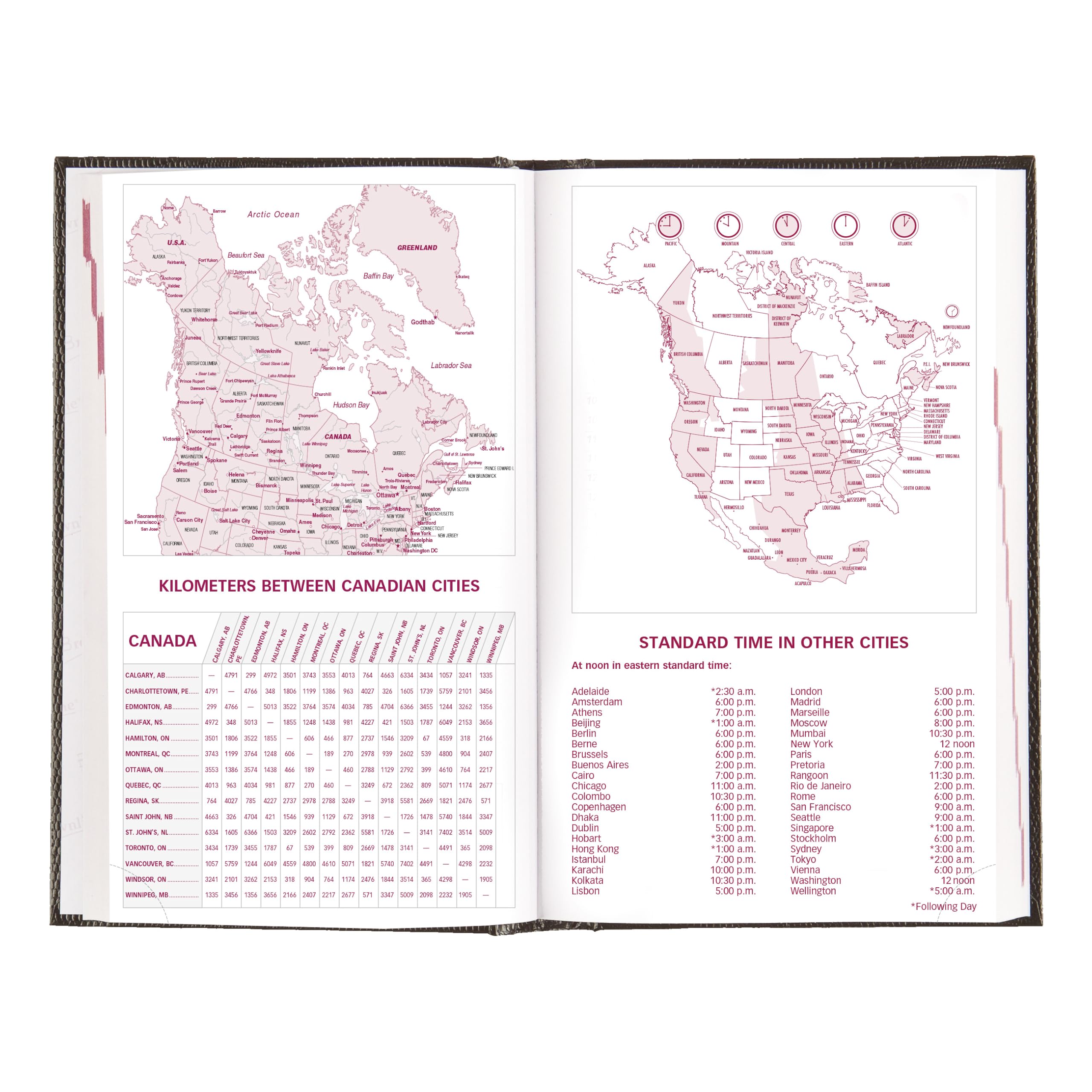 Brownline® - Agenda giornaliera/mensile tradizionale 2027, 12 mesi, da dicembre a gennaio, rilegatura a doppio filo, 20,3 x 12,7 cm, nero (CB634.BLK)