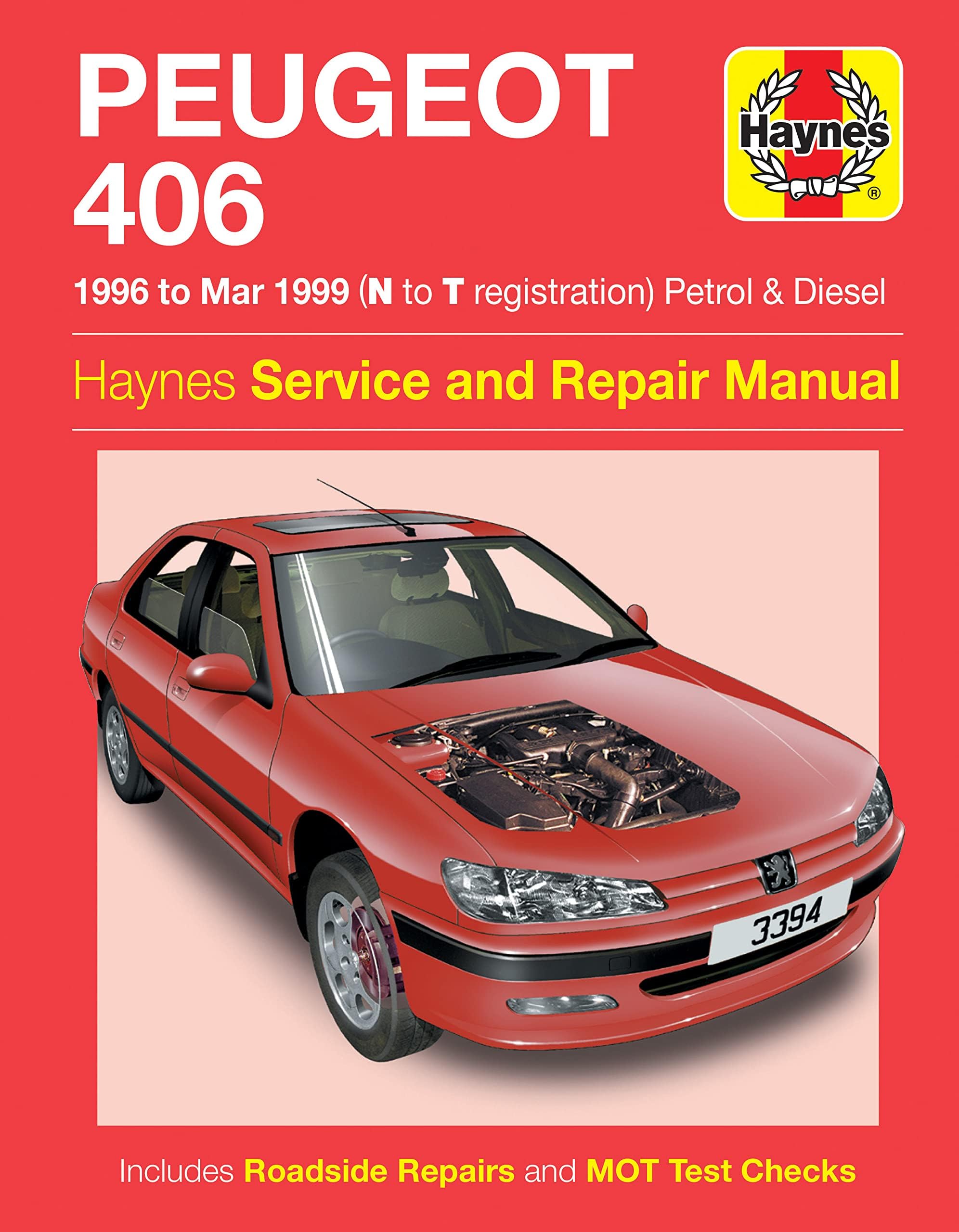Peugeot 406 Petrol & Diesel (96 - Mar 99) Haynes Repair Manual: 1996-1999 (Haynes Service and Repair Manuals) Hardcover – Import, September 5, 1997