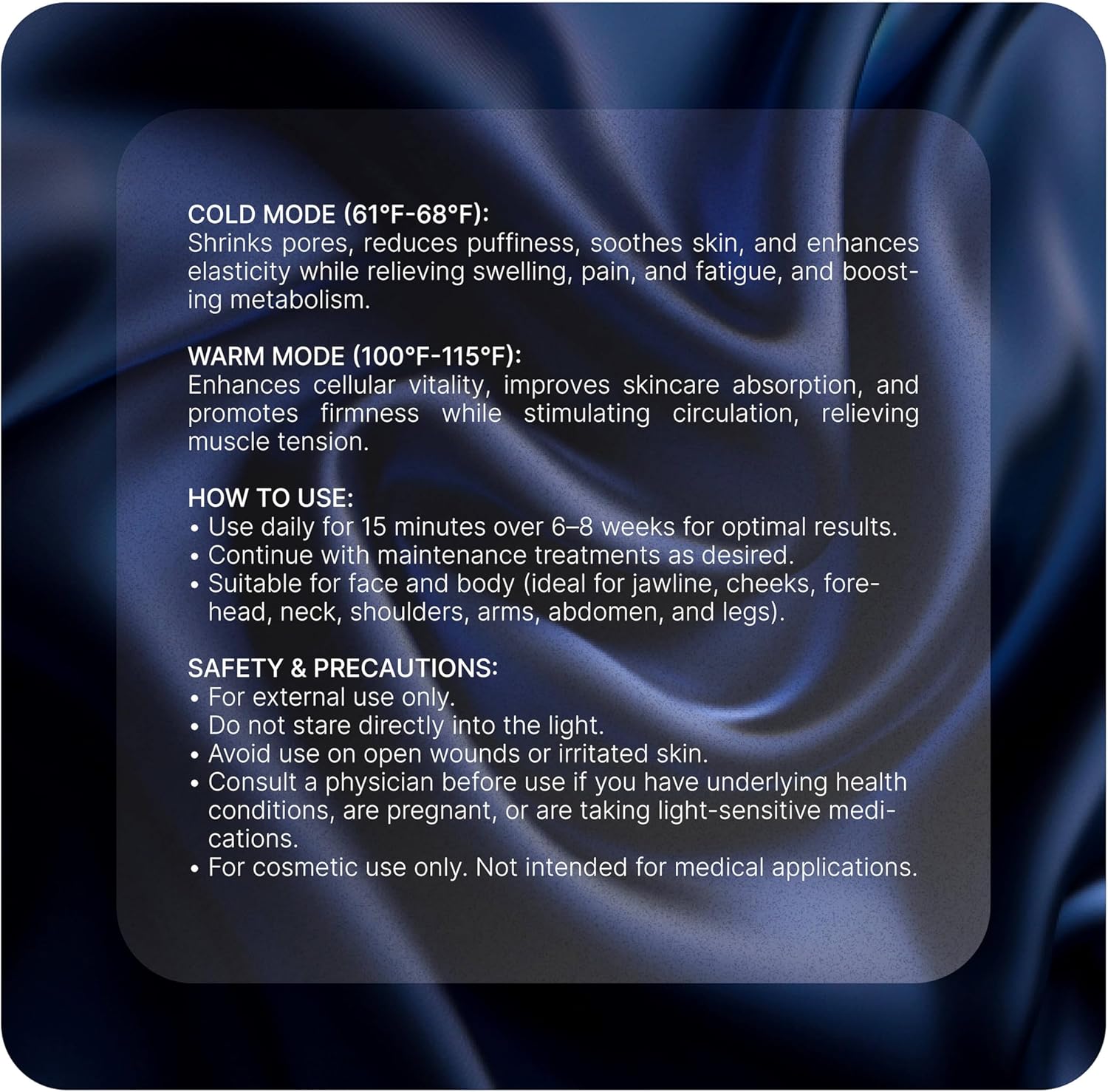 PUREANCE Hot & Cold Beauty Instrument - Red Light Therapy for Face & Neck - Portable Facial Massager Tool - LED Thermal Face Sculpting Wand- for Skin Care, Lift, Puffiness, Wrinkles, Double Chin - Image 9