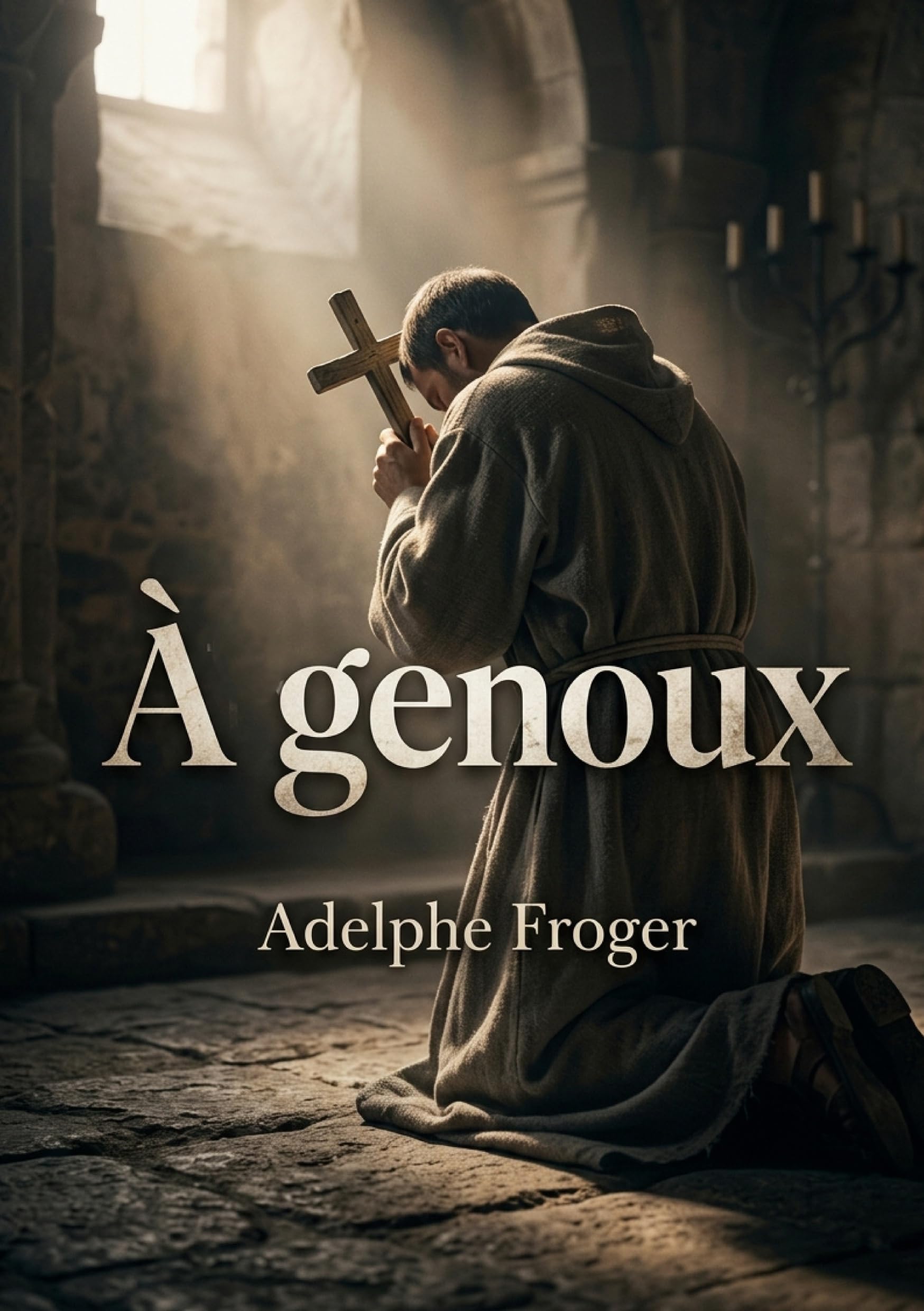 À genoux: Une exploration lyrique de l'amour et de la dévotion dans 'À genoux' d'Adelphe Froger, où le désir spirituel rencontre la passion humaine.