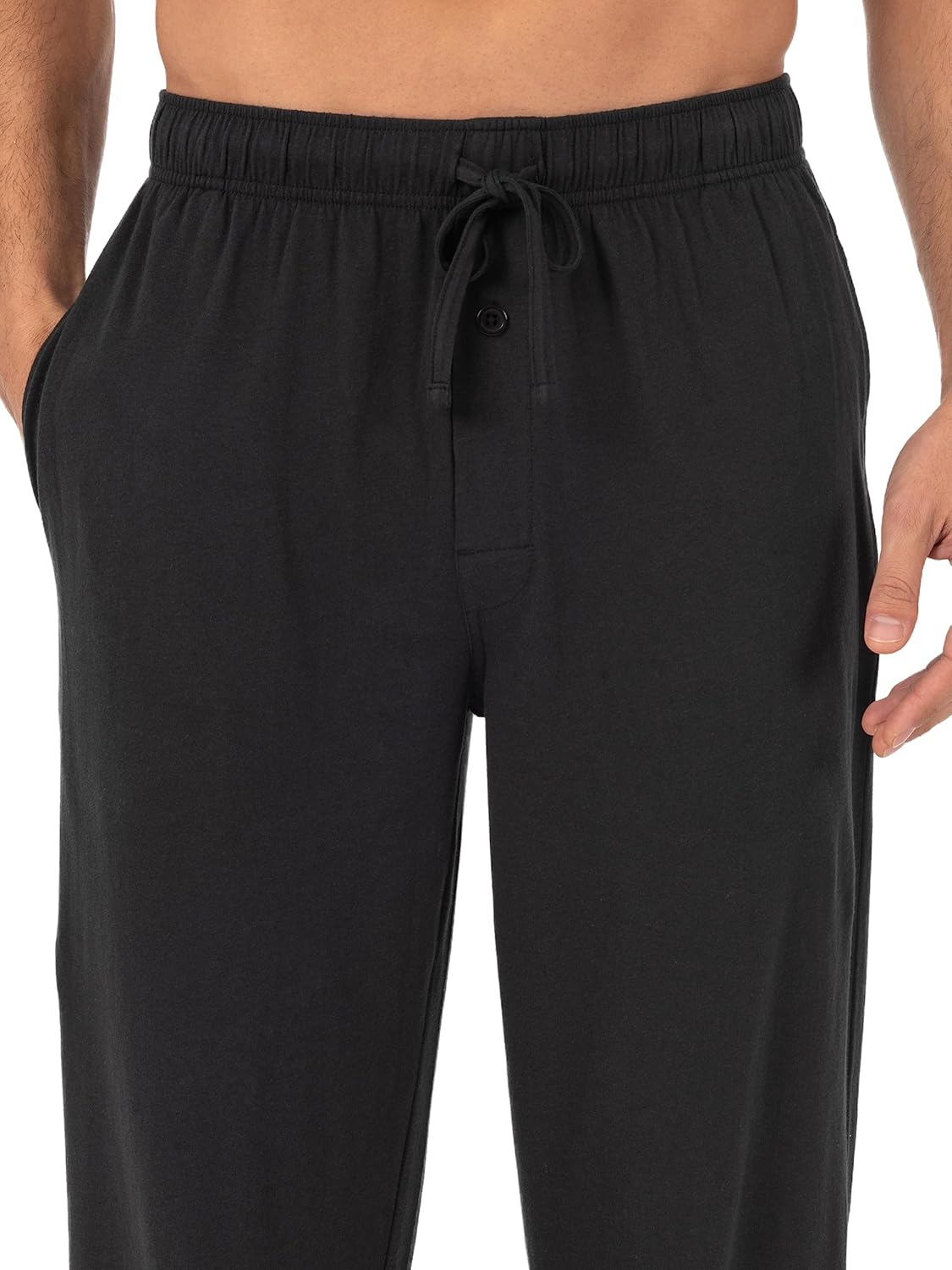 Fruit of the Loom Men's Extended Sizes Jersey Knit Sleep Pajama Lounge Pant (1 & 2 Packs) - Image 4