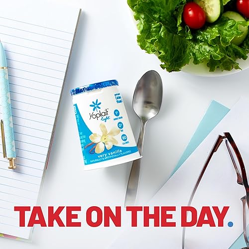 Miniatura 5 de Yoplait Light Very Vanilla - Taza de yogur sin grasa, aperitivo sin gluten, 6 onzas
