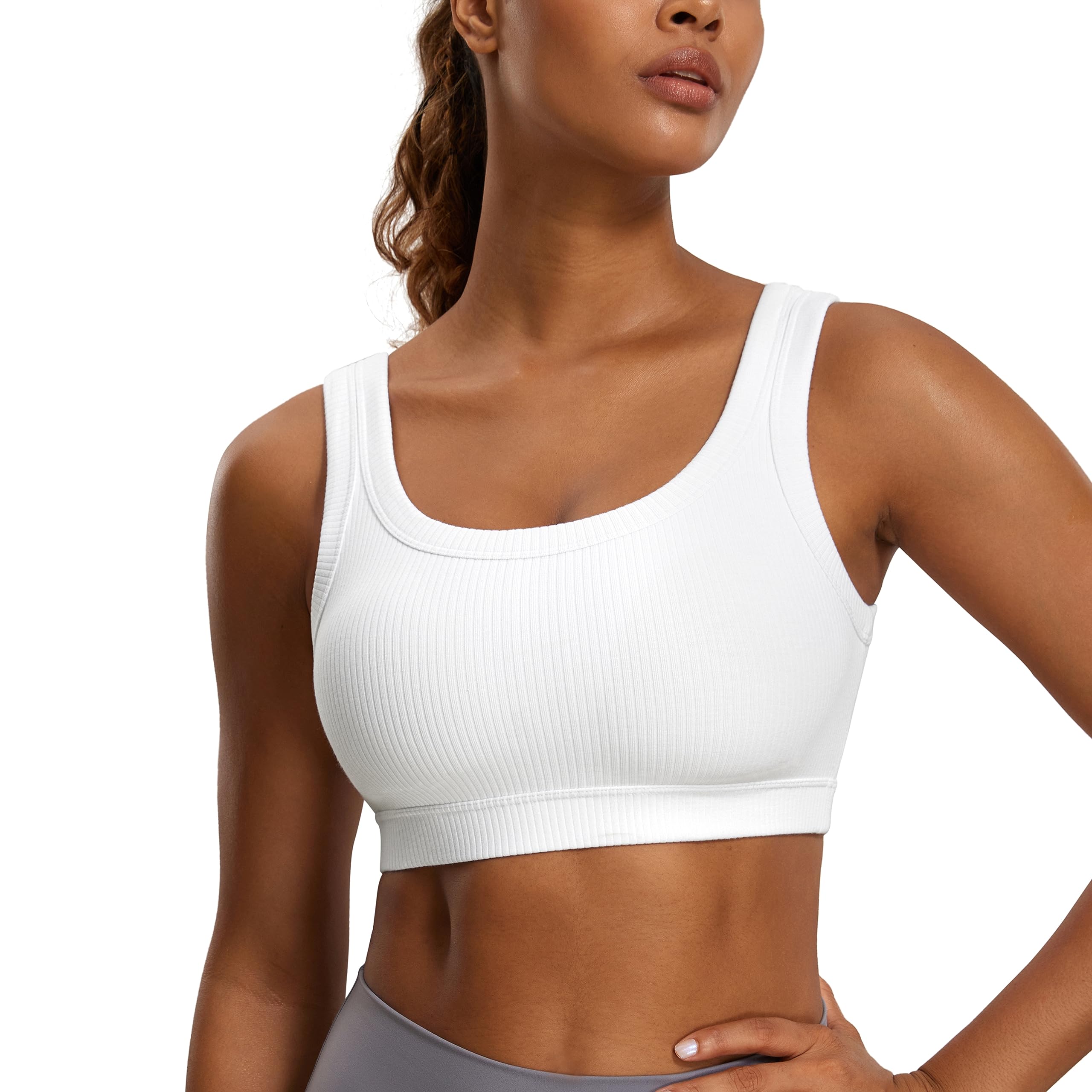 CRZ YOGA Ribbed Sports Bra
