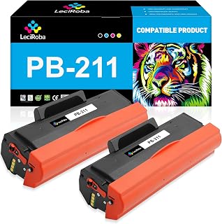 LeciRoba Compatible Toner Cartridge Replacement for Pantum PB-211 PB211 PB-211E PB211EV Black Toner Cartridge for Pantum P...