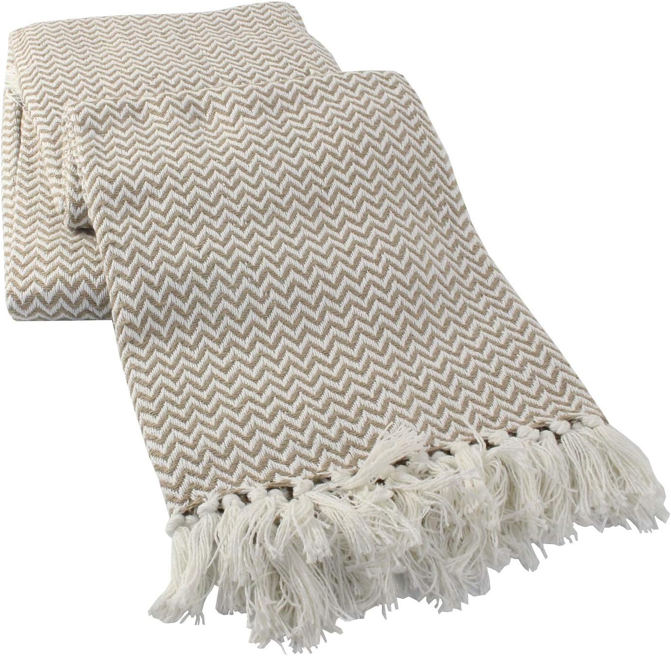 Country Club Safi Throw Taupe 228x254cm