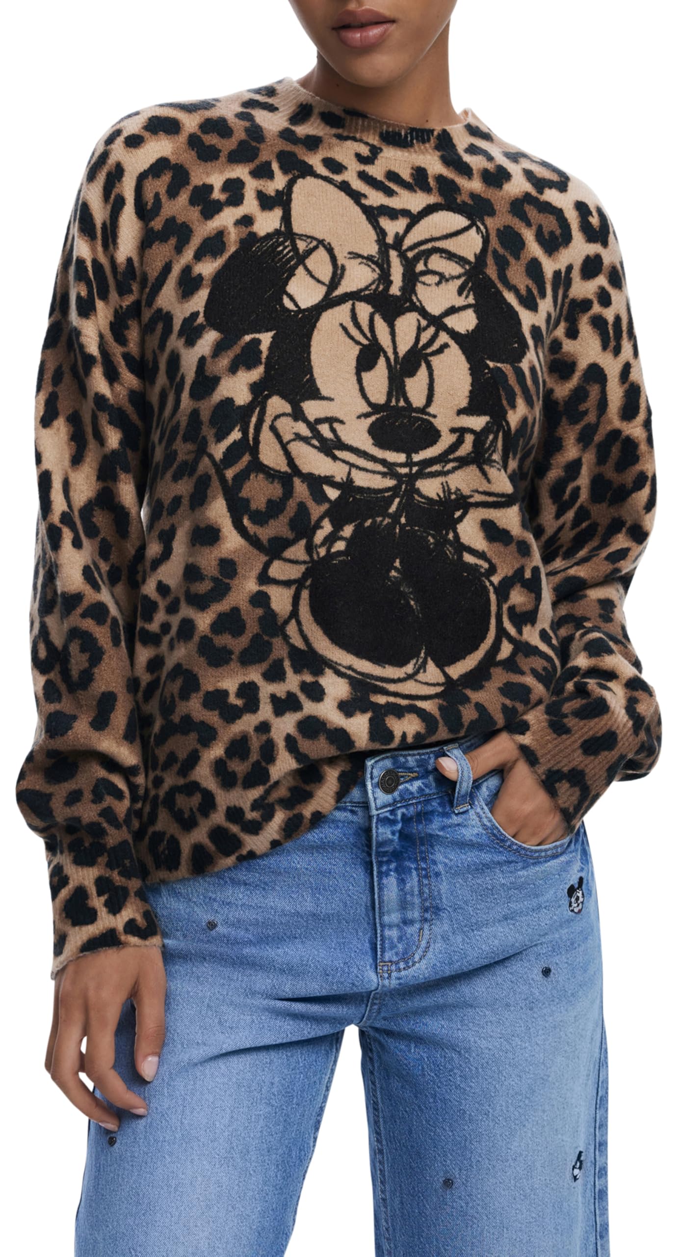 Desigual 25wwjf43 Pullover Sweater Donna (Pacco da 1)