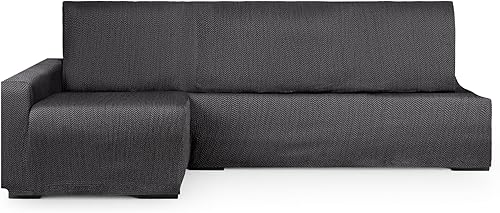 EYSA sofabezug für chaiselongue-Bett Linke Seite Vorderansicht anthrazit Design 