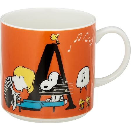Amazon Co Jp Peanuts ピーナッツ スヌーピー イニシャル マグカップ A Sn160 11a ホーム キッチン