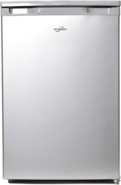 Statesman U355S Under Counter Freezer, 55cm, Silver
