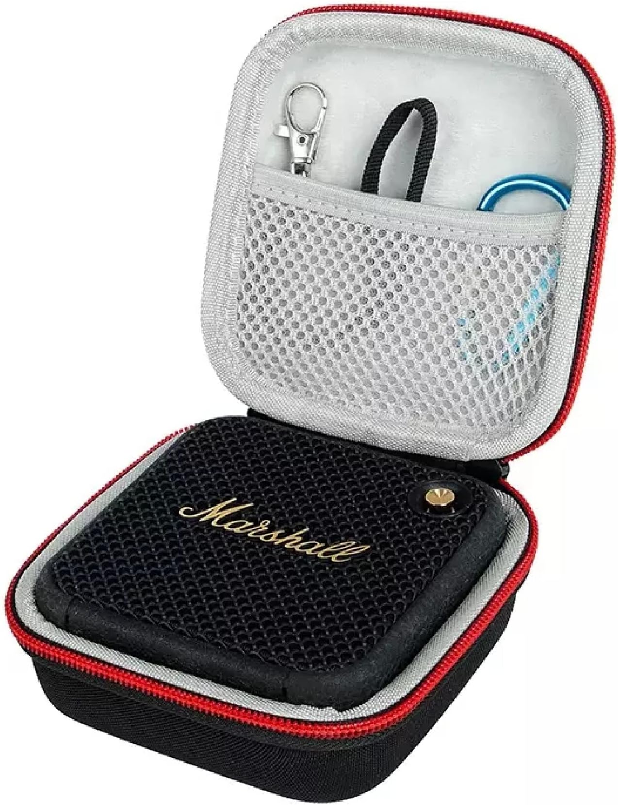 M.G.R.J® Portable Carrying Case Cover for Marshall Willen Portable Bluetooth Speaker (Hard|EVA|Black)
