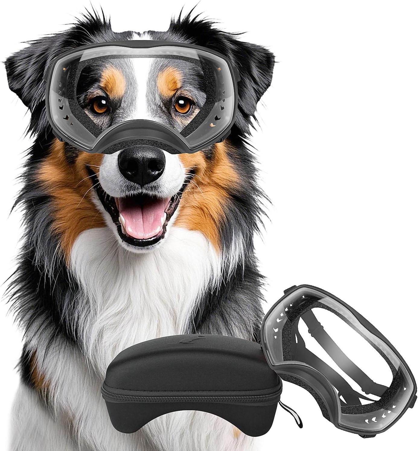 Dog Sunglasses UV Protection Clear...